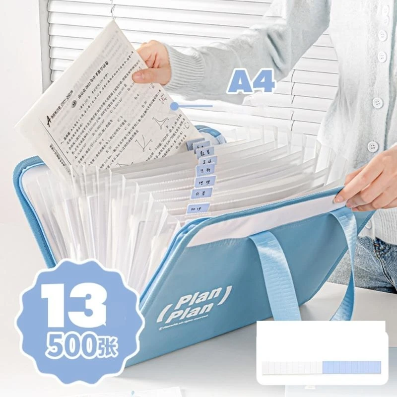 

13-Layer Filing Document Organiser Accordions File Storage Box File Folder