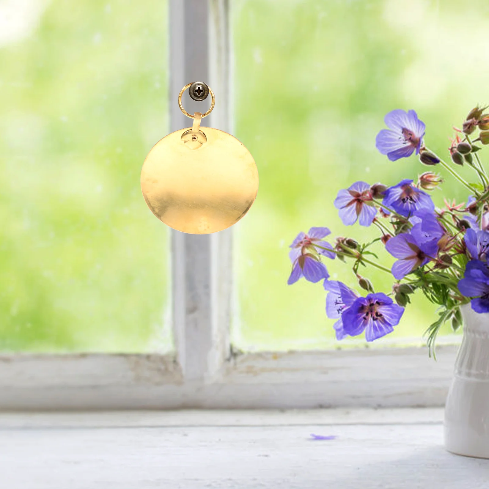 

Vintage Bronze Bagua Hanging Decor For Home Office Spiritual Wall Garden Outdoor Decorationcopper Round Feng Shui Mirror Door