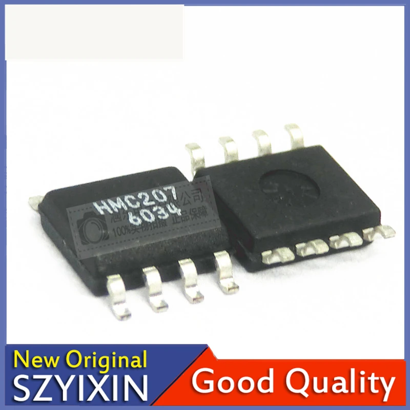 5PCS/Lot New Original HMC207S8 SOP8 silk screen HMC207 MICROWAVE RF DEVICE Good Quality  In Stock