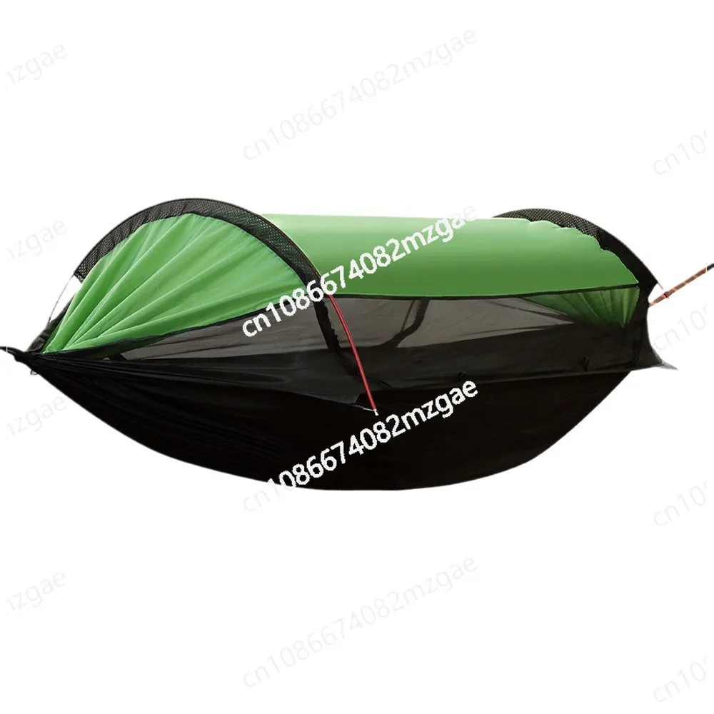 

Новый двухтактный гамак с защитой от опрокидывания и москитной сеткой, двойные качели для кемпинга, подвесное кресло для внутреннего двора