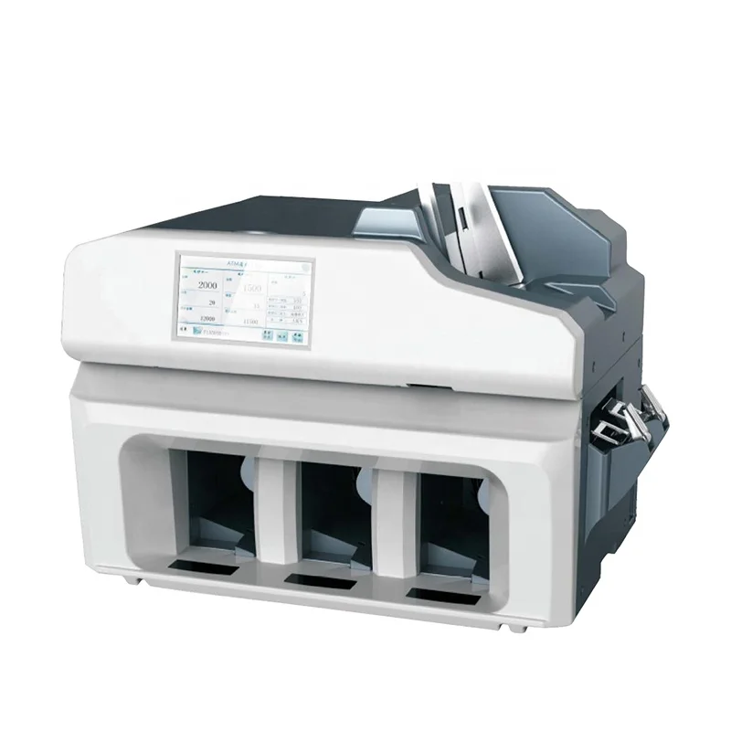 

BS-631 3-Pocket Bill Counter For Bank Use: Money Counting Machine