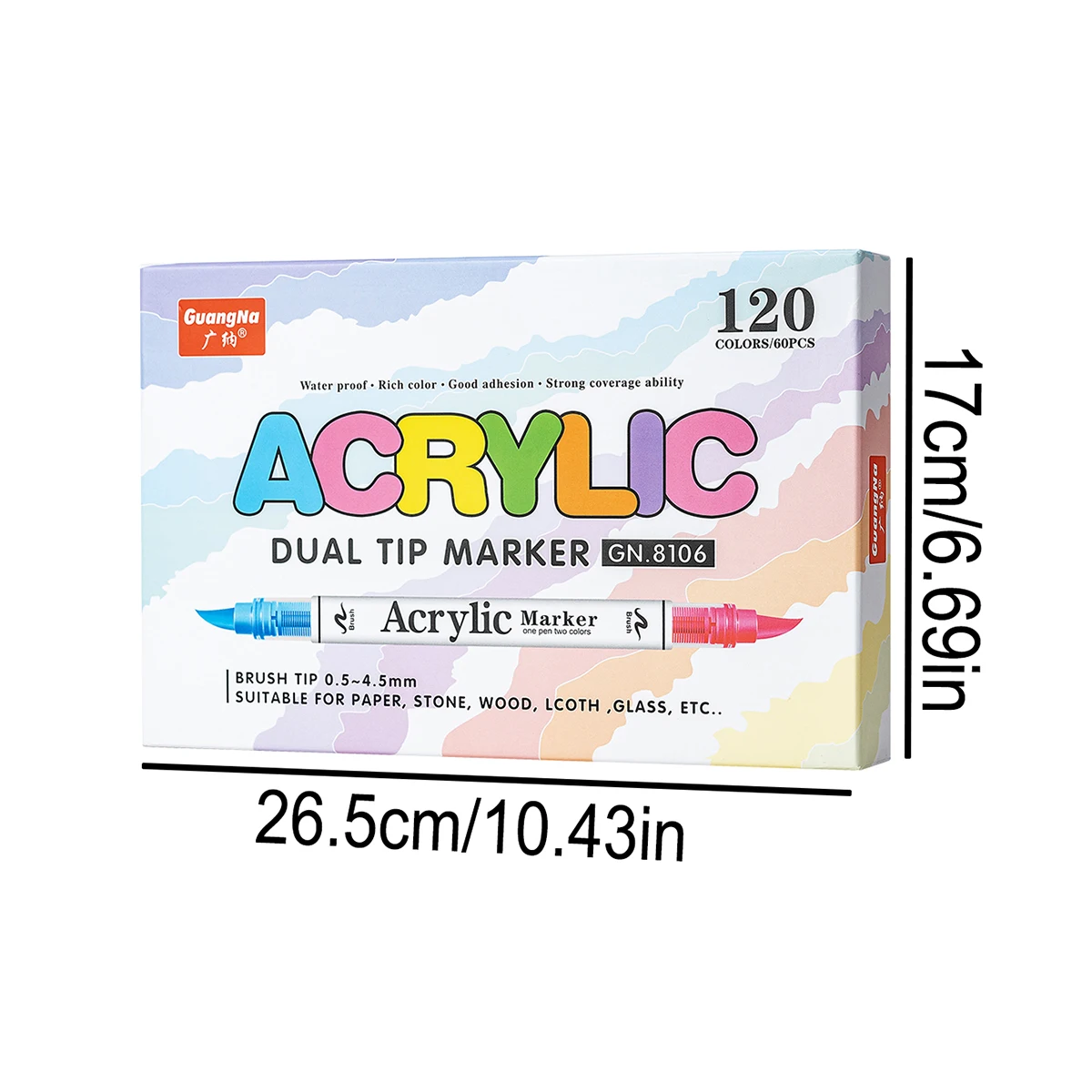 Marqueurs d'artiste sur le thème de noël, 60/120/168 couleurs/boîte, acrylique liquide à double pointe, adaptés à la peinture artistique de gribouillage de vacances à faire soi-même