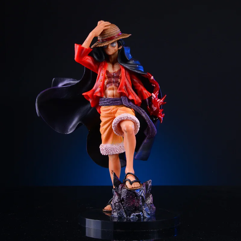 25CM One Piece Rufy Anime Figure Monkey D. Rufy Action Figurine PVC Modello da collezione Doll Toys