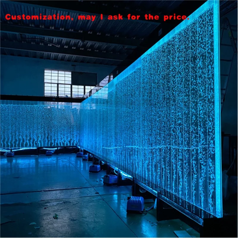 

custom.Customized Hot Sale Wedding Background Bubble Glow Fountain Led Colored Salon Decoration Reception Design