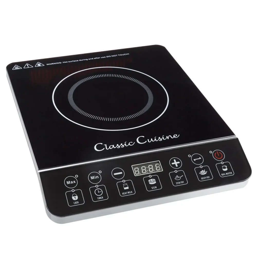 %a Multi-Function 1800W Portable Induction Cooker, Electric Hot Plate Stove Burner,14 inches L x 11.4 inches W x 2.5 inches H