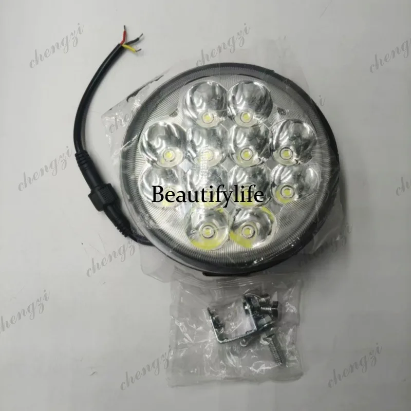 Cross-border automotive LED 12V24V off-road vehicle truck spotlight modification headlight 5-inch round strong beam headlight - view 5