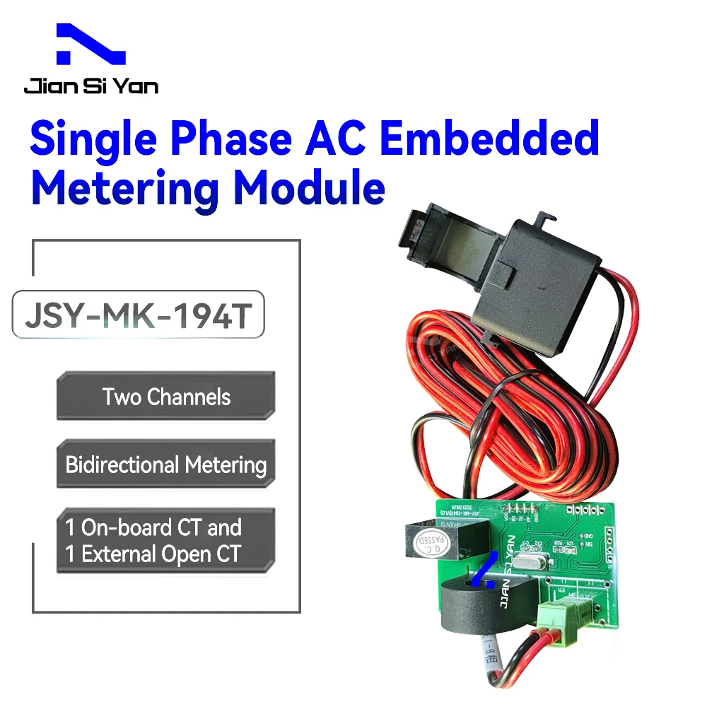 JSY-MK-194T Customizable Two-Way Energy Meter And Ttl Communication, Modbus Protocol Open Ct Solar Router Meter