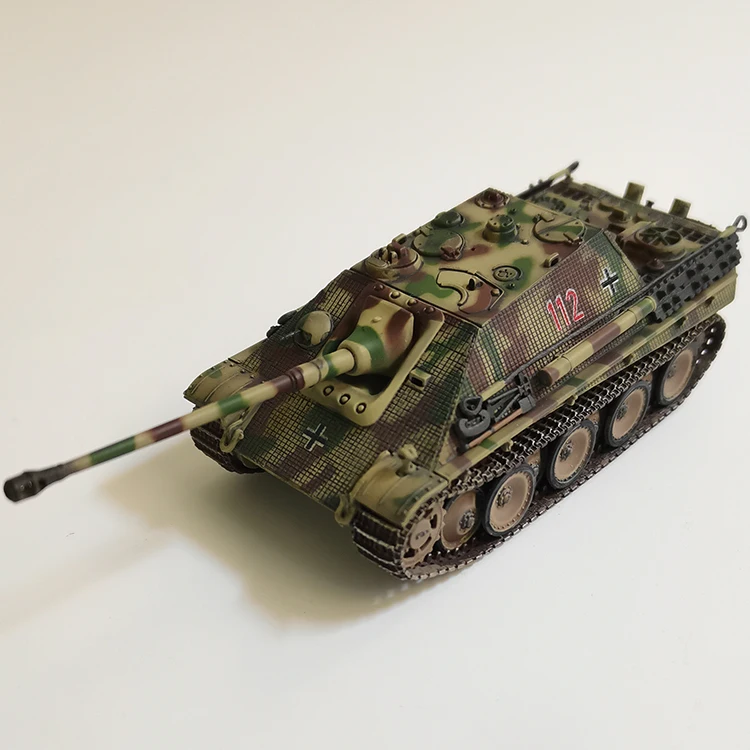 1/72 DG63213 German Tank Fighter Vehicle (Later) 654 Battalion 1944 Finished product collection model