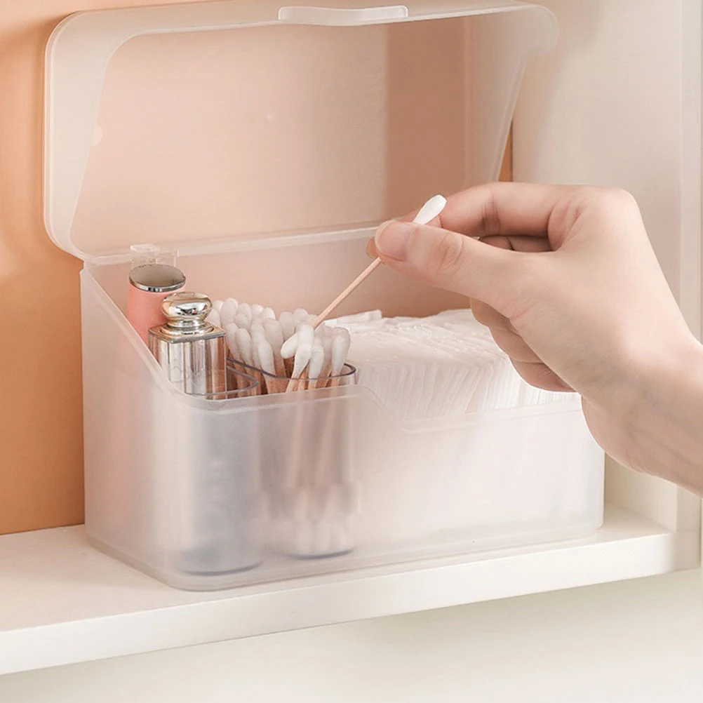 

1Pcs Desktop Makeup Storage Box Plastic Organizer Simple Holder Rack for Home Office Table Storage Case