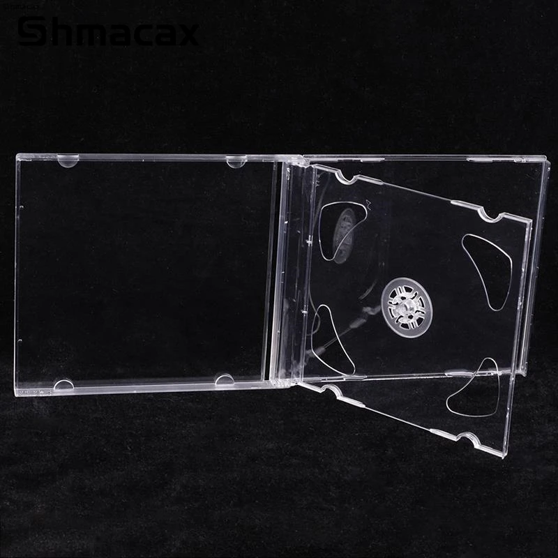 High Quality Transparent Bottom CD Box Empty CD Case PP Plastic CD Case CD Case Capacity 1-2 Discs