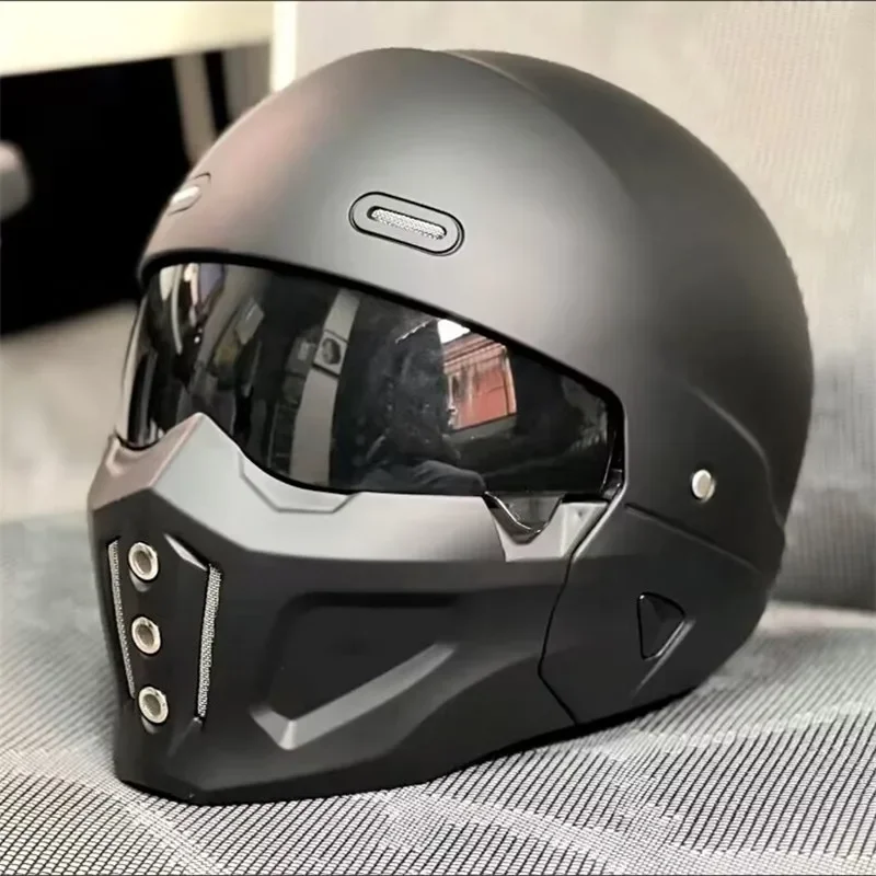

Vintage Retro Motorcycle Helmet Cascos Para Moto Modular NO Scorpion Full Helmet Combination Helmet Venom Half Helmet CE DOT