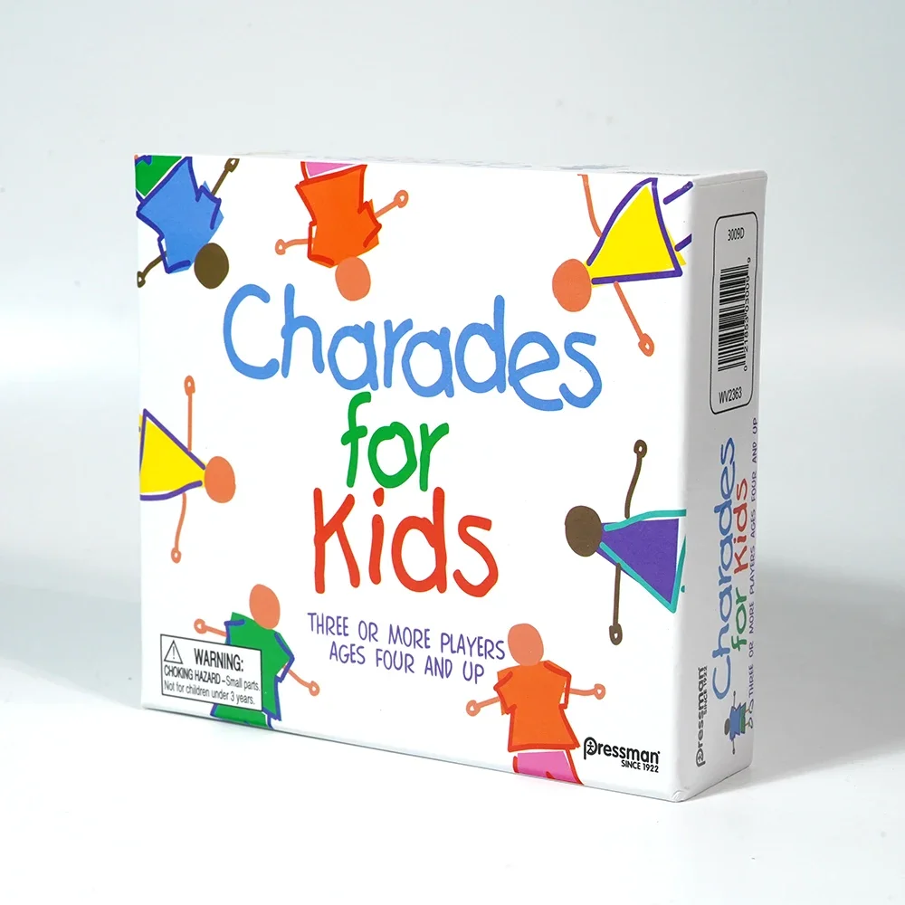 Pressman Charades For Kids Card Game The No Reading Required Family Game The Classic Game Of Charades