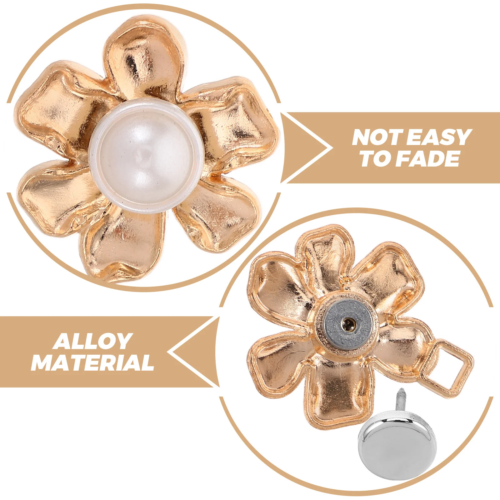 5 pares calças apertador de cintura flor botão ajustável jeans cintura clipe sem costura ajustador de cintura apertando calças soltas fixador