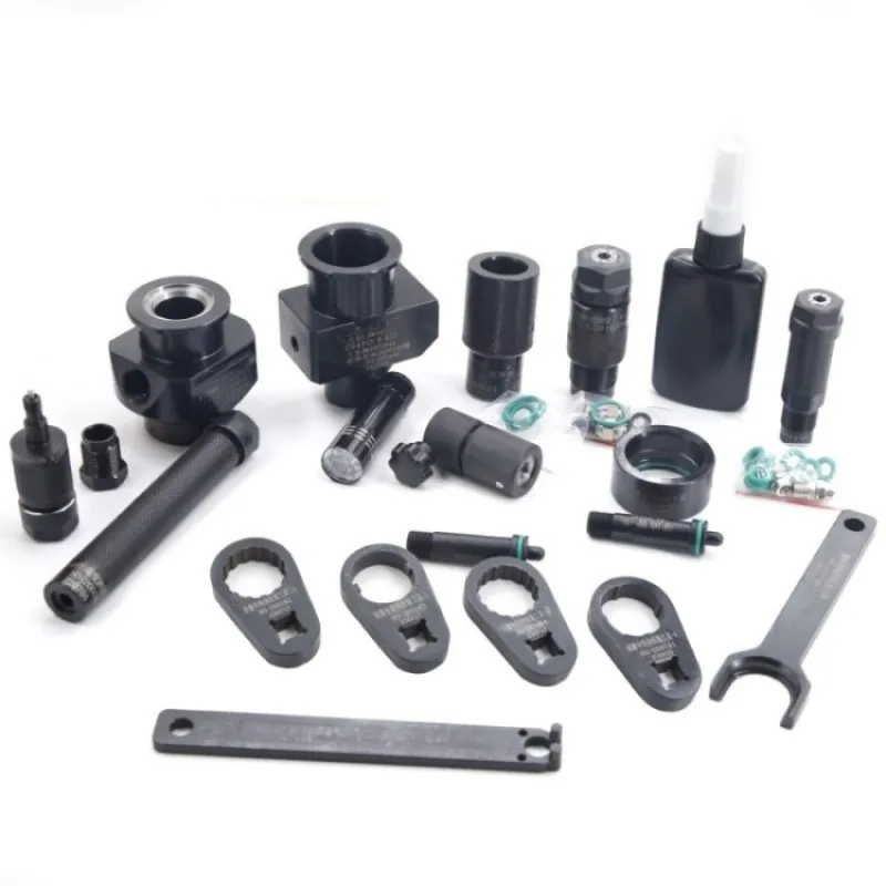 16pcs for Cummins Diesel Common Rail Injector XPI 4307475 4327072 2872544 Oil Return Clamp Adaptor AHE Stroke Repair Tool Set