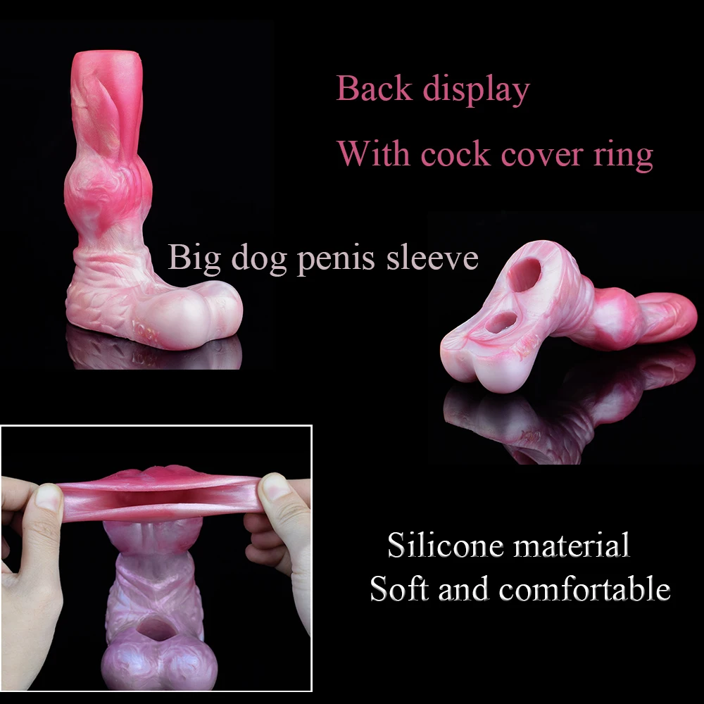 YOCY جوفاء القضيب كم سيليكون عقدة كبيرة غطاء الديك تأخير القذف الجنس لعب للكبار الرجال ديك توسيع مثير متجر #3