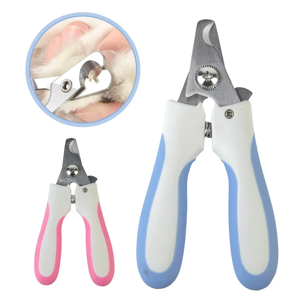 Profissional Pet Nail Clipper, Dog Cat Nail Trimmer, aço inoxidável, Labor-Saving, Conveniente Grooming Suprimentos