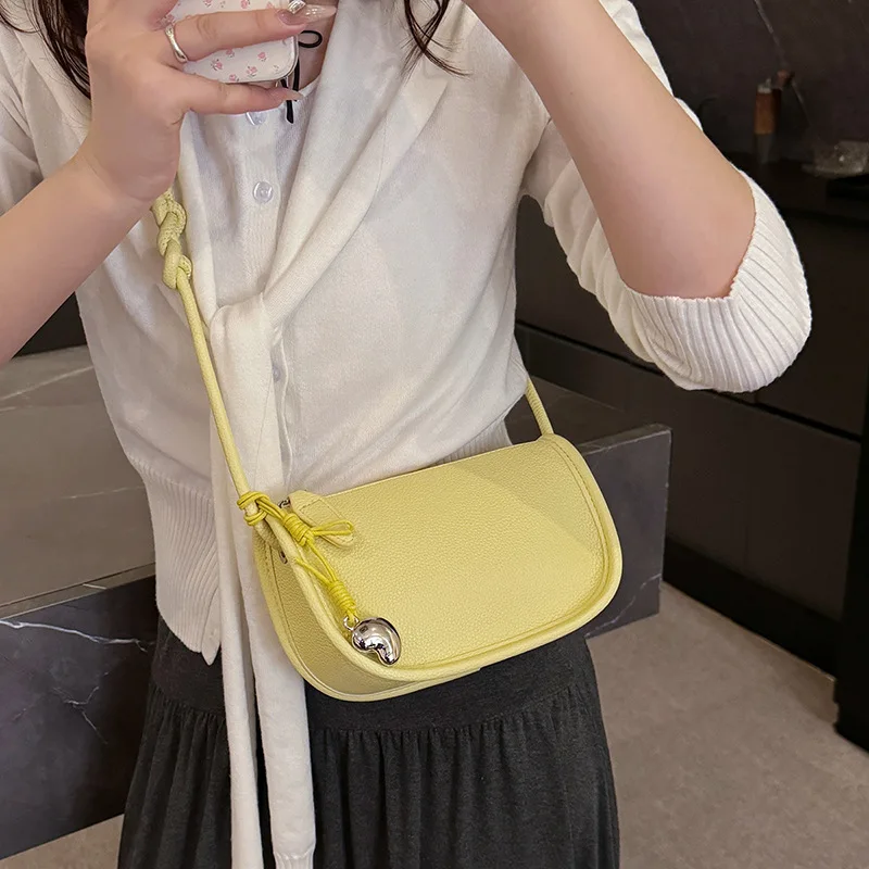 

2025 Summer Mini Crossbody Bag, Niche Dumpling Purse for Women, Versatile Shoulder Tote, Minimalist Day to Night Bag, Textured