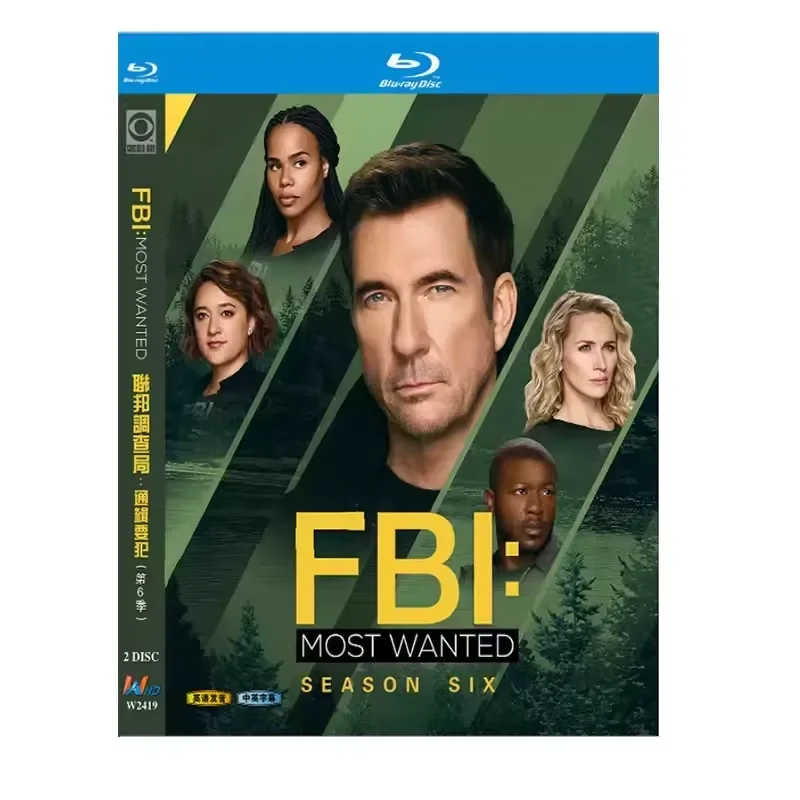 

BD Blu-ray FBI Most Wanted Season 6 FBI Most Wanted 2-Disc Boxed Set