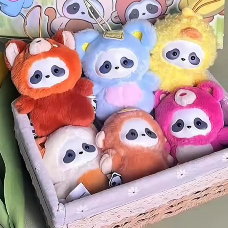 

Panda Roll Blind Box Panda Roll The Zoo In Hands Series Blind Doll Cute Plush Mystery Box Anime Figure Bag Pendant Keychain Gift
