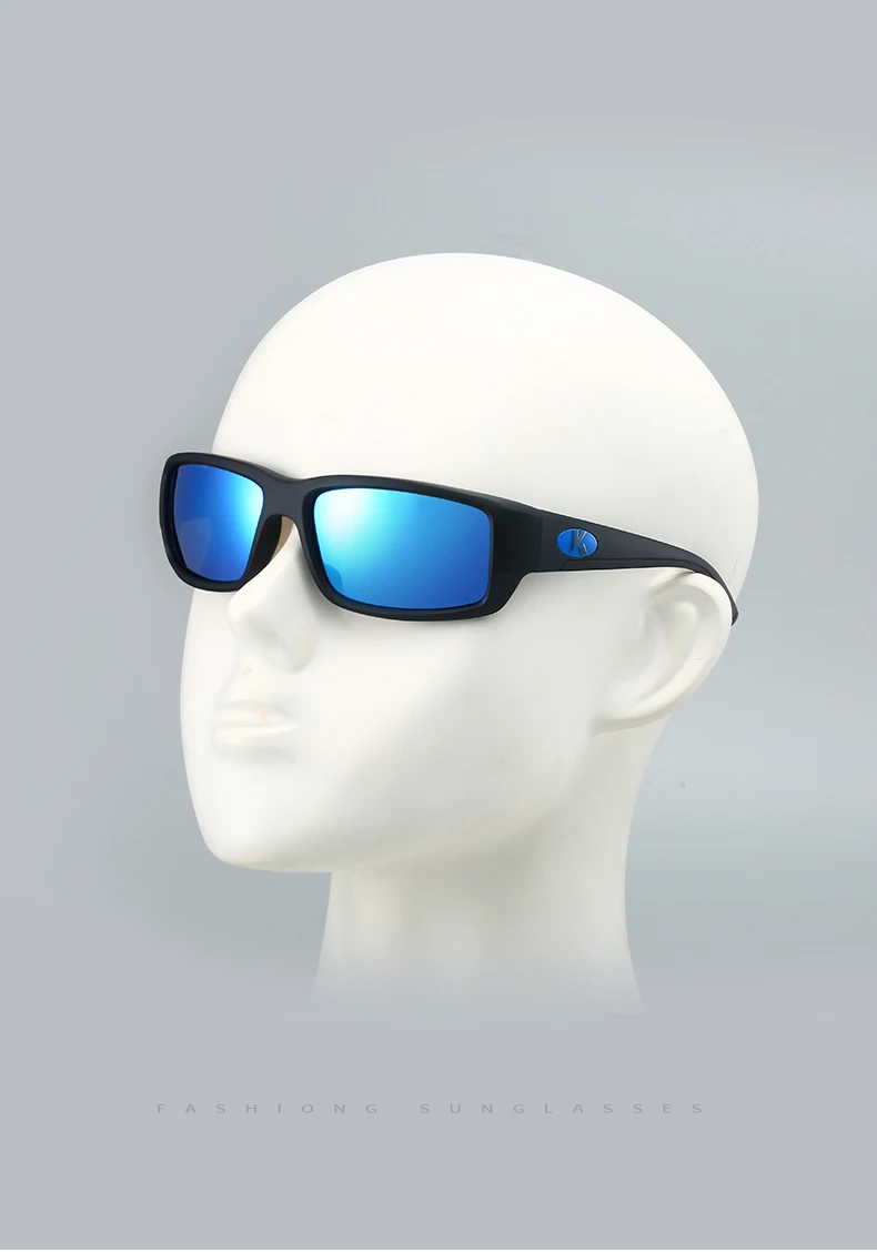 KAROS Original Stil Polarisierte Sonnenbrille Männer Fahren Gläser Männlichen Anti-Uv Sommer Reise Brille Shades Kostenlose Box – Detail 3