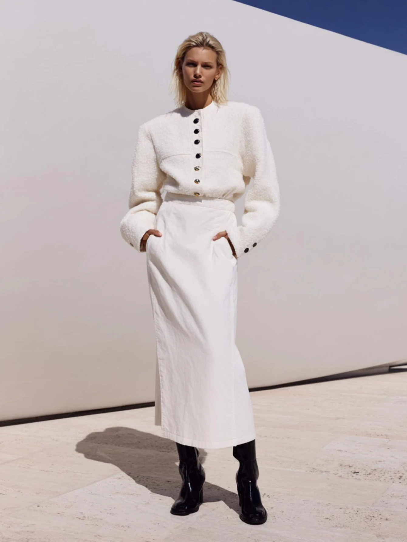 

Женское зимнее пальто с длинными рукавами, элегантное однотонное женское пальто на пуговицах спереди с круглым вырезом стандартной посадки