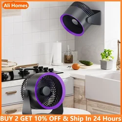 Wall Desktop Fan Battery USB Version Cooler Mah Battery Vortex Cooler Circulator Portable Ventilator Desktop Wall Ceiling Cooler