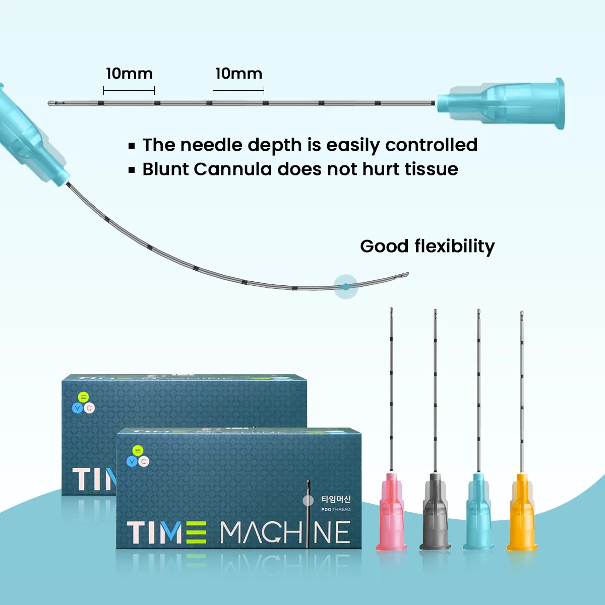 10-100PCS เกาหลียืดหยุ่นสูง Blunt Cannula 18G 22G 23G 25G 27G 30G แยกแพคเกจ Micro Tip Blunt Cannula