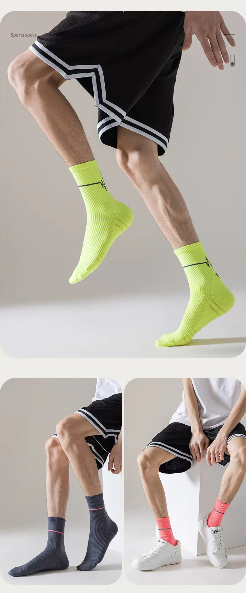 1/3/10 Pairs Professionelle Lauf Socken männer Frauen Marathon Whiteline Radfahren Socken Männer Dame Sport Laufsport Socken – Detail 11