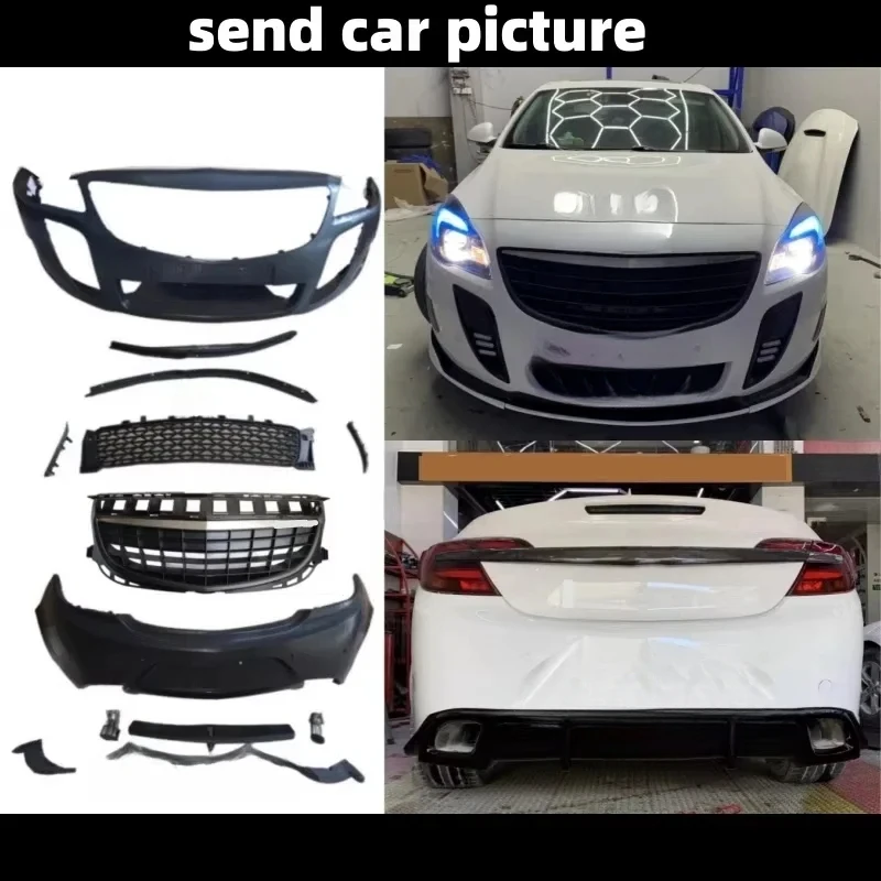 High Quality GS Style Body Kit Front Rear Bumper Grille Exhaust Tips For Buick Regal Opel Insignia 2014-2016 Modification Parts