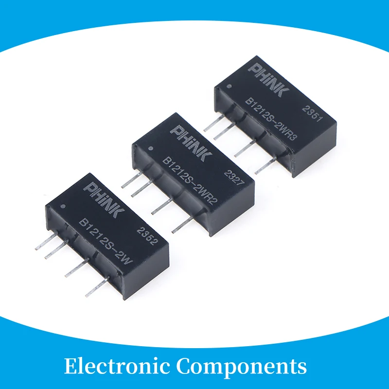 Le tout nouveau B1212S-2WR2 B1212S-2W/R3 12V à la DC-DC 12V a isolé des accessoires électroniques de protection de court-circuit de technologie de