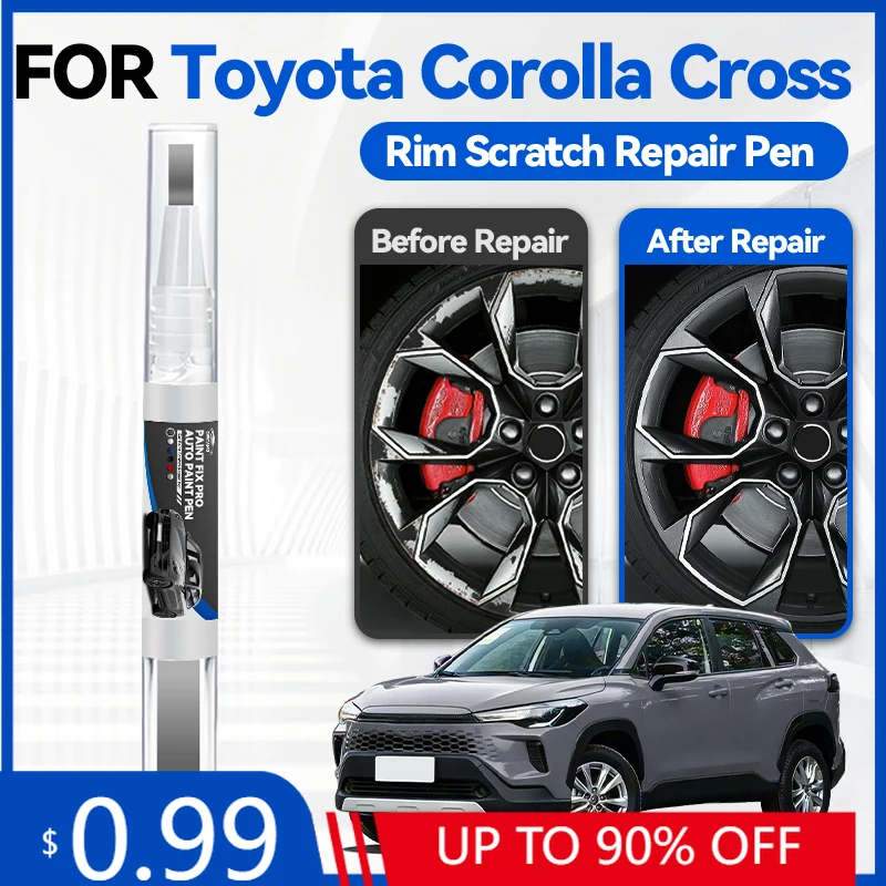 

Карандаш-корректор для колесных дисков Toyota Corolla Cross 2020-2025 E210, средство для ремонта царапин, аксессуар для самостоятельного ремонта авто