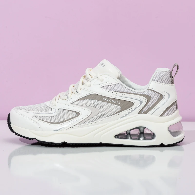 

Skechers Women's Shoes Are Lightweight, Fashionable, Comfortable Travel Shoes, Daily Cushioning Casual Shoes, Running Shoes 177399-Wht