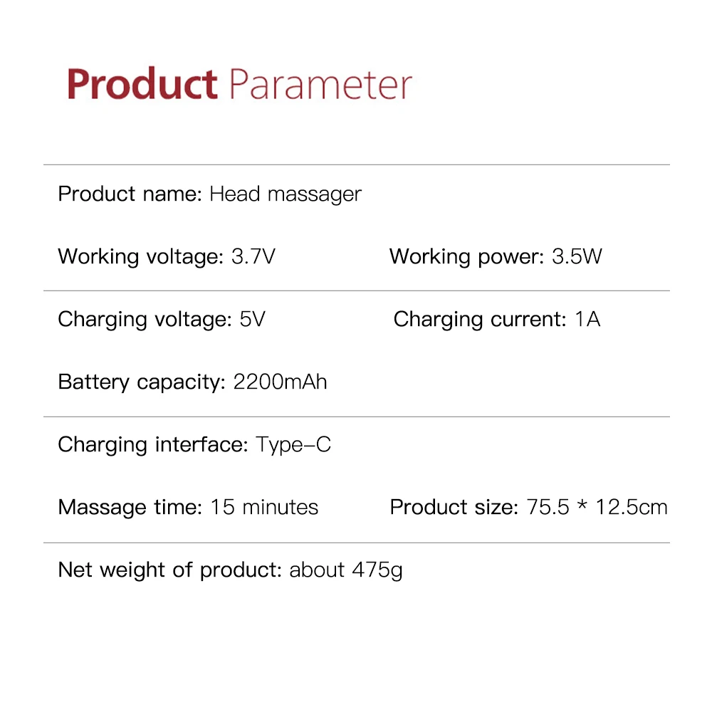 مدلك الرأس الكهربائي مدلك الرأس متعدد الوظائف العجن ميريديان الساخن ضغط الصداع وسادة هوائية حزام التدليك