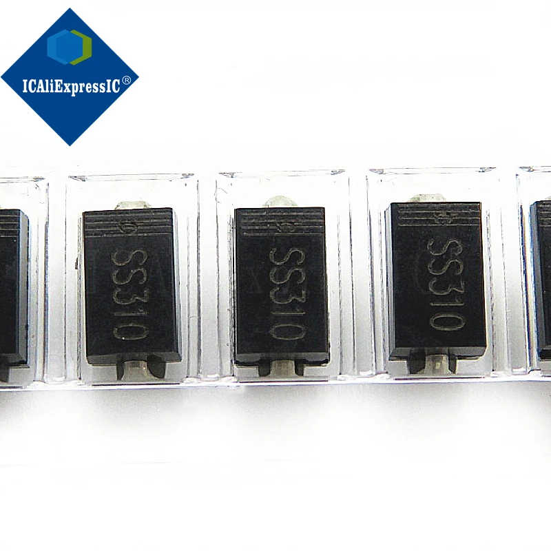 

10piece SMD diode SR3100 silkscreen SS310 DO-214AC 3A 100V Schottky diode