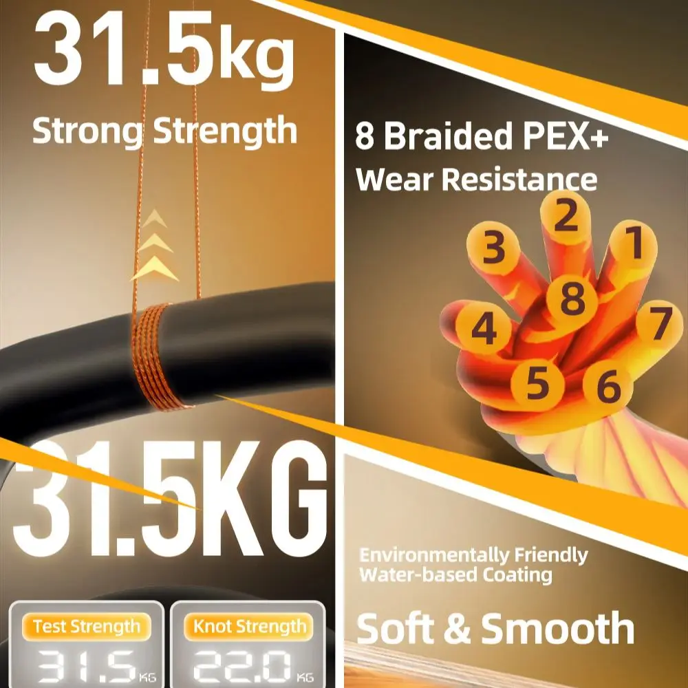 HISTAR Butterfly Trenza de pesca 8 hilos PE PEX+ Eco - imagen 5