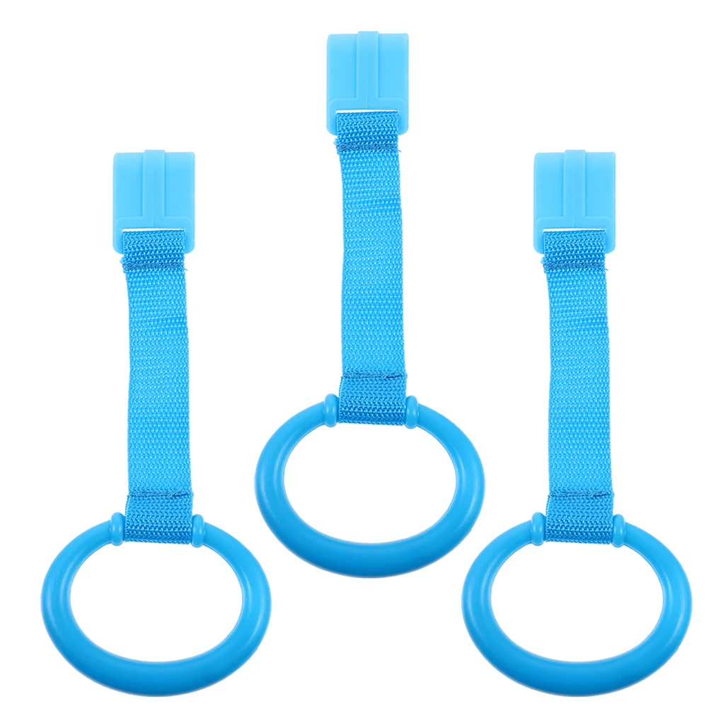 

3Pcs Baby Crib Pull Up Rings Bed Stand Up Handles Aid Nursery Supplies Crib Hand Pull Rings Newborn Supplies