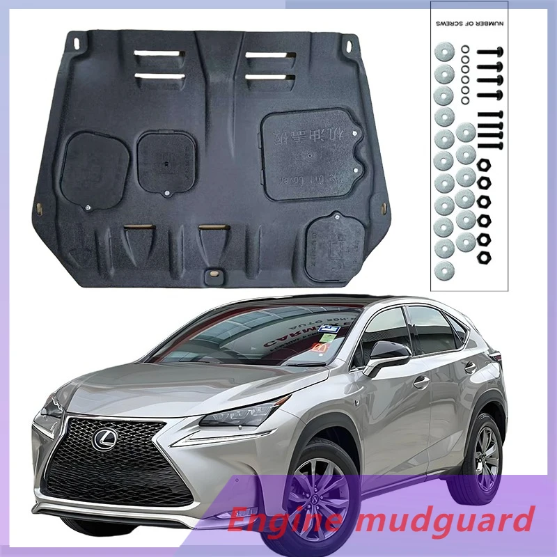 Высококачественный сплав под защитной пластиной двигателя, брызговик, крышка крыла для LEXUS NX200T 2015-2020 2,0 T 2,5 л Высококачественный сплав под защитной пластиной двигателя, брызговик, крышка крыла для LEXUS NX200T 2015-2020 2,0 T 2,5 л