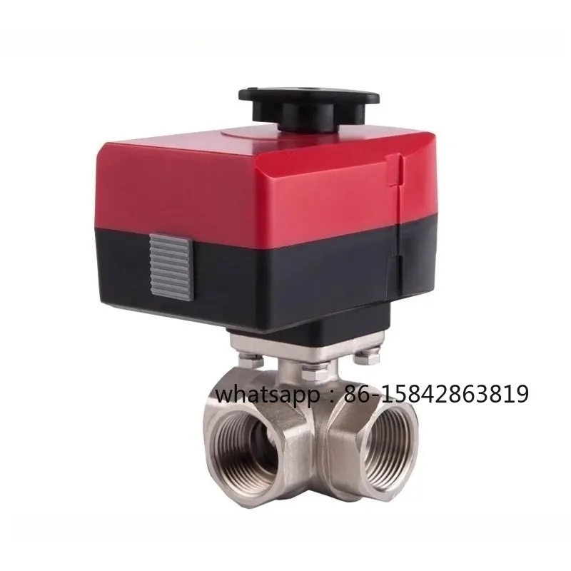 Fan Coil Electric Two-way Valve AC220V24V Three-wire Two-control High-quality Micro High Torque