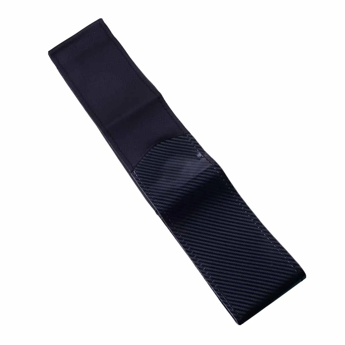 인공 가죽 DIY 손 바느질 38cm 직경 자동차 스티어링 휠 모델에 적합 블랙 탄소 섬유 스타일