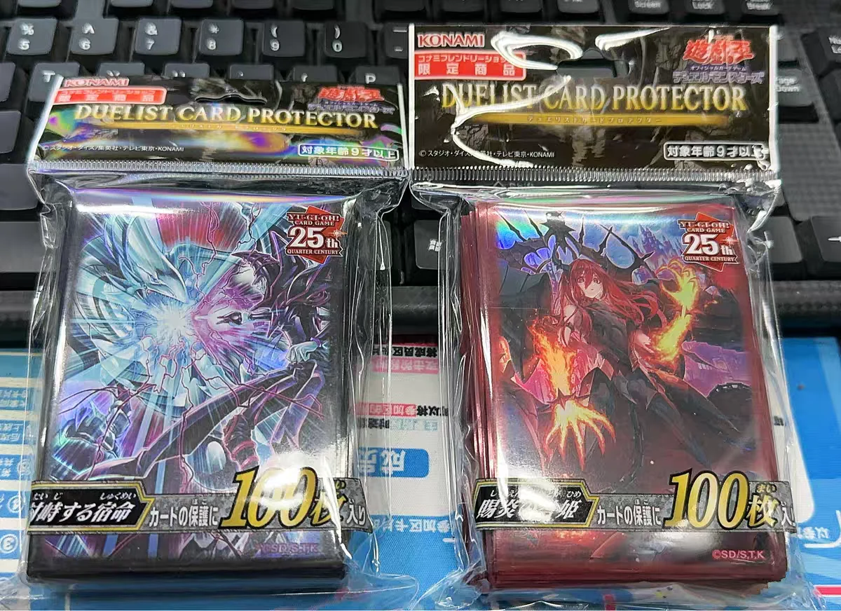 100 sztuk prawdziwego koszulki na karty Yugioh Yu-Gi-Oh! Przeznaczeni rywale prometejska księżniczka TCG OCG karty kolekcjonerskie futerał ochronny