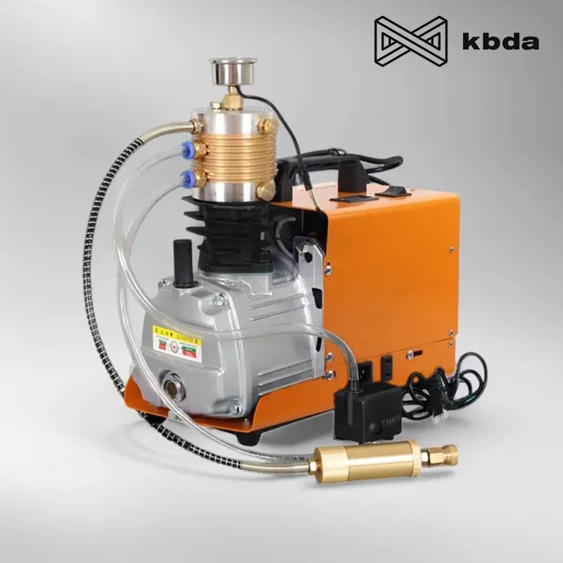 HighPressure Air Compressor 30MPa 6L Electric Mini Air Pump 4500PSI Single Cylinder with Full Copper Core Water Cooling