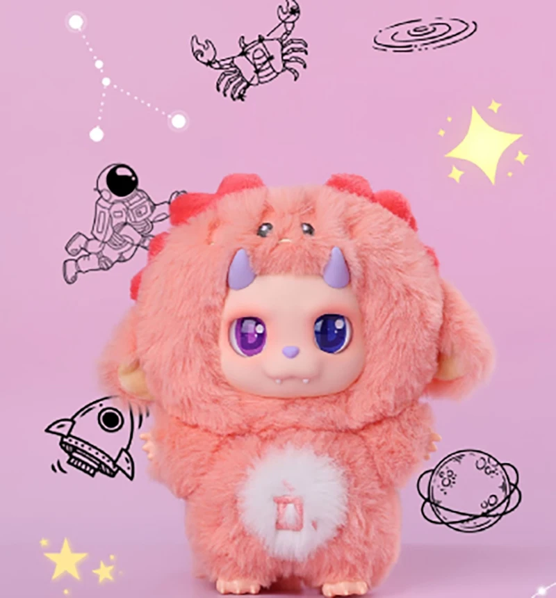 Scatola cieca piccola D da 12 costellazioni di Wang Hedi DDESIRABLE Scatola cieca per cartoni animati in peluche alto Yuanyuan Scatola cieca per costellazione di bambole