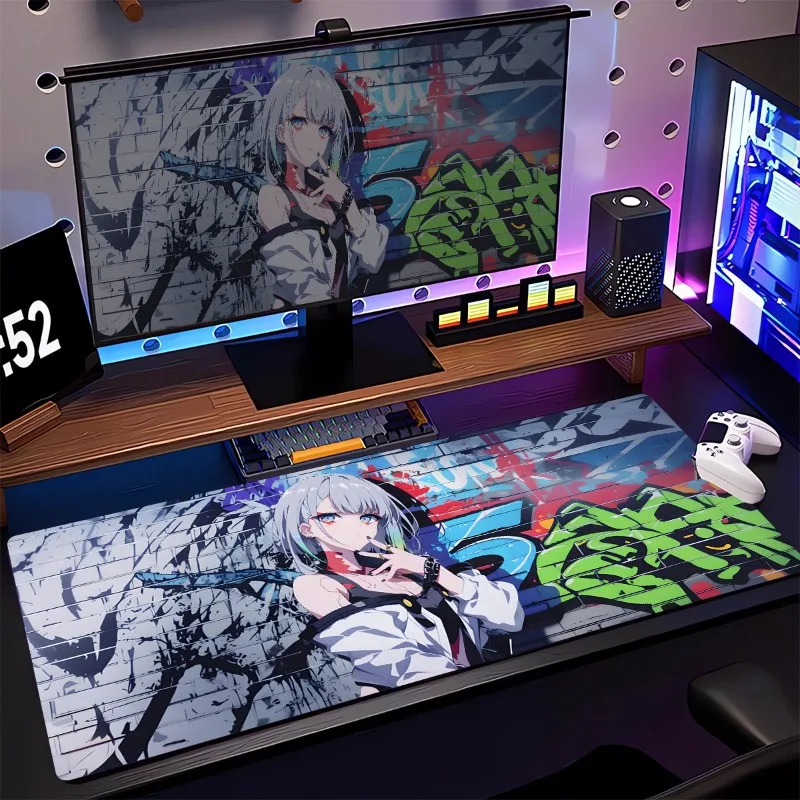 

Two-dimensional mouse pad oversized office desktop pad animation game computer keyboard pad dormitory table mat