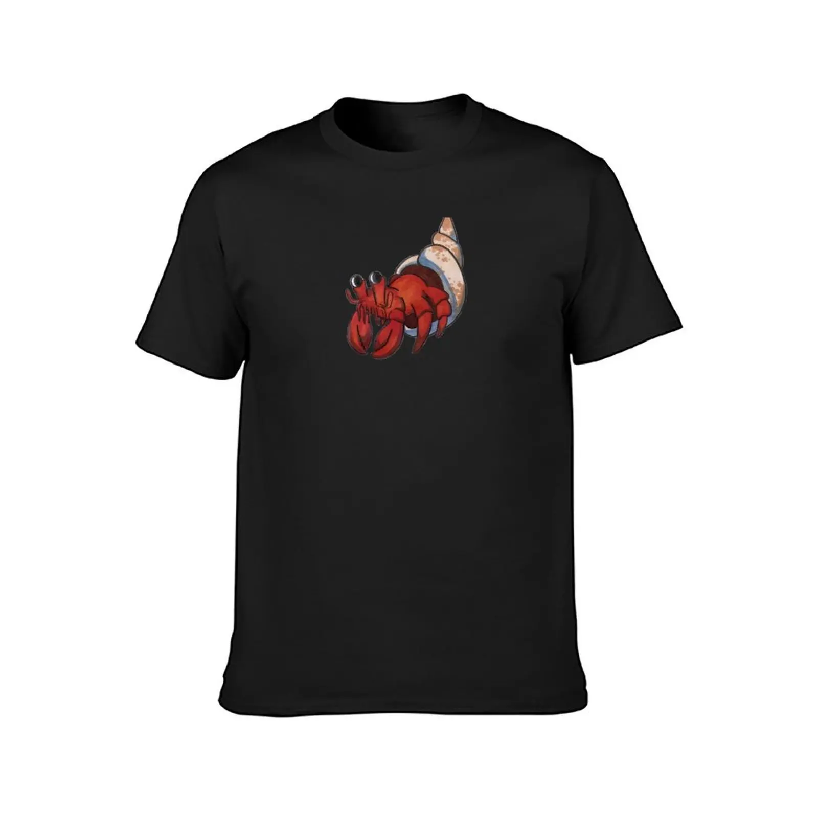 Hermit Crab T-Shirt Aesthetic clothing animal prinfor boys plain white t shirts men