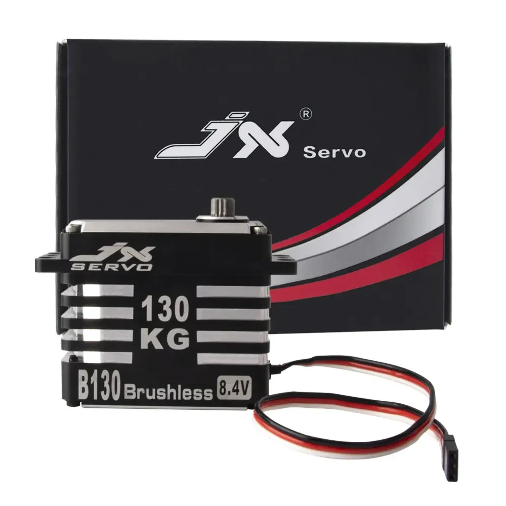 JX B130 130kg Servo Brushless Super Grande Torque Full CNC Metal Gear Padrão Digital Servo para 1/5 RC carro Robô Drone