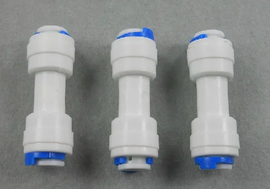 

3 шт., наружная трубка 1/4 дюйма * наружная трубка 1/4 дюйма, прямая трубка для быстрого подключения RO, соединение для водяной трубки без проблем с гайкой