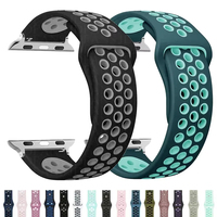 Sport loop strap For apple watch band Ultra 2 49mm 44mm 40mm 41mm 45mm 42 38mm Silicone bracelet iwatch series 10 9-8-7 6 5 4 SE