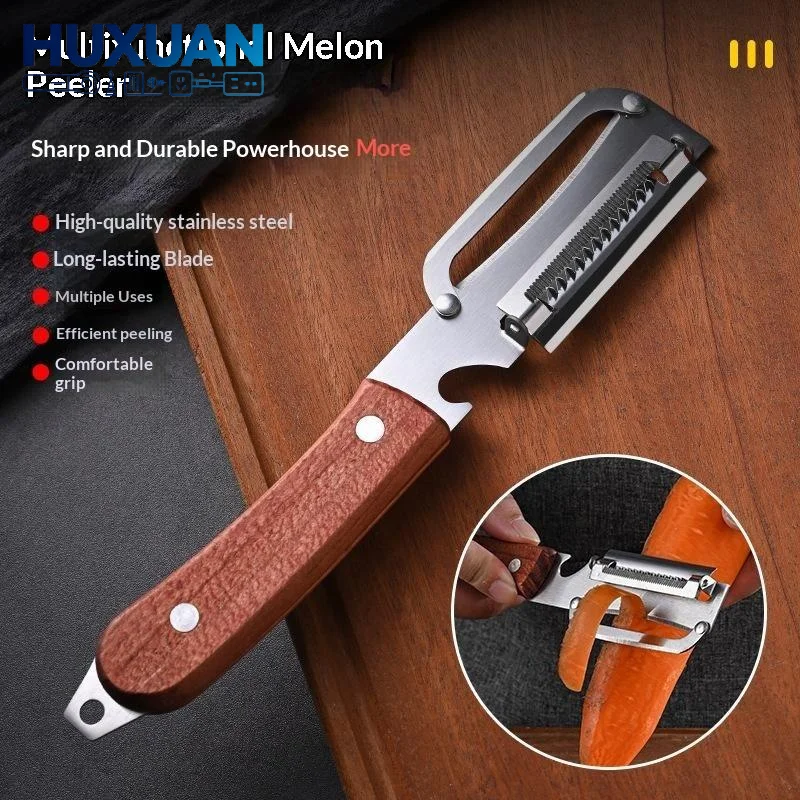 Vegetable Peeler Multifunctional Easy to Operate Sharp Stainless Steel Blade for Home Cooking Fruit Veggie Peeling Tasks