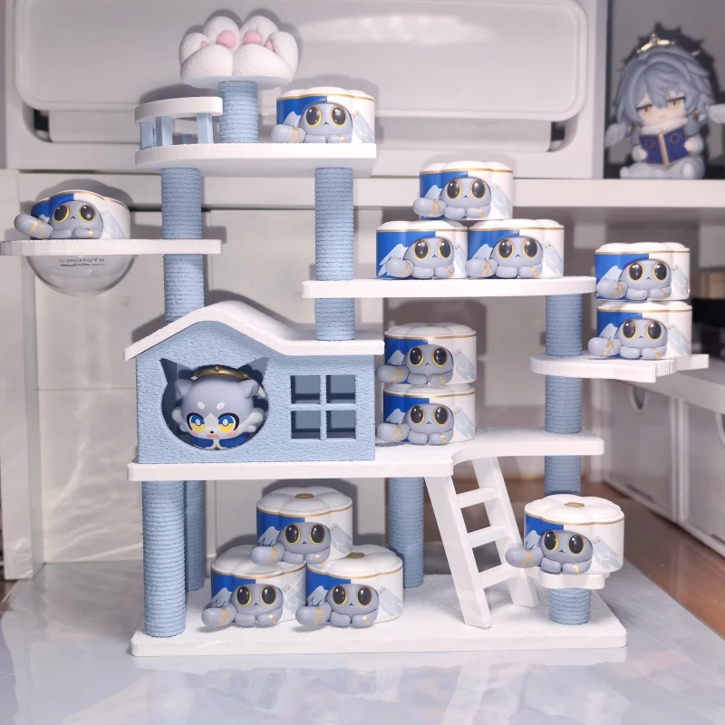 Original Mihoyo Honkai: Star Rail Ruan Mei Creature Pet Diary Vol.2  Blind Box Mini Cat Cake Decoration Model Surprise Gift Toys