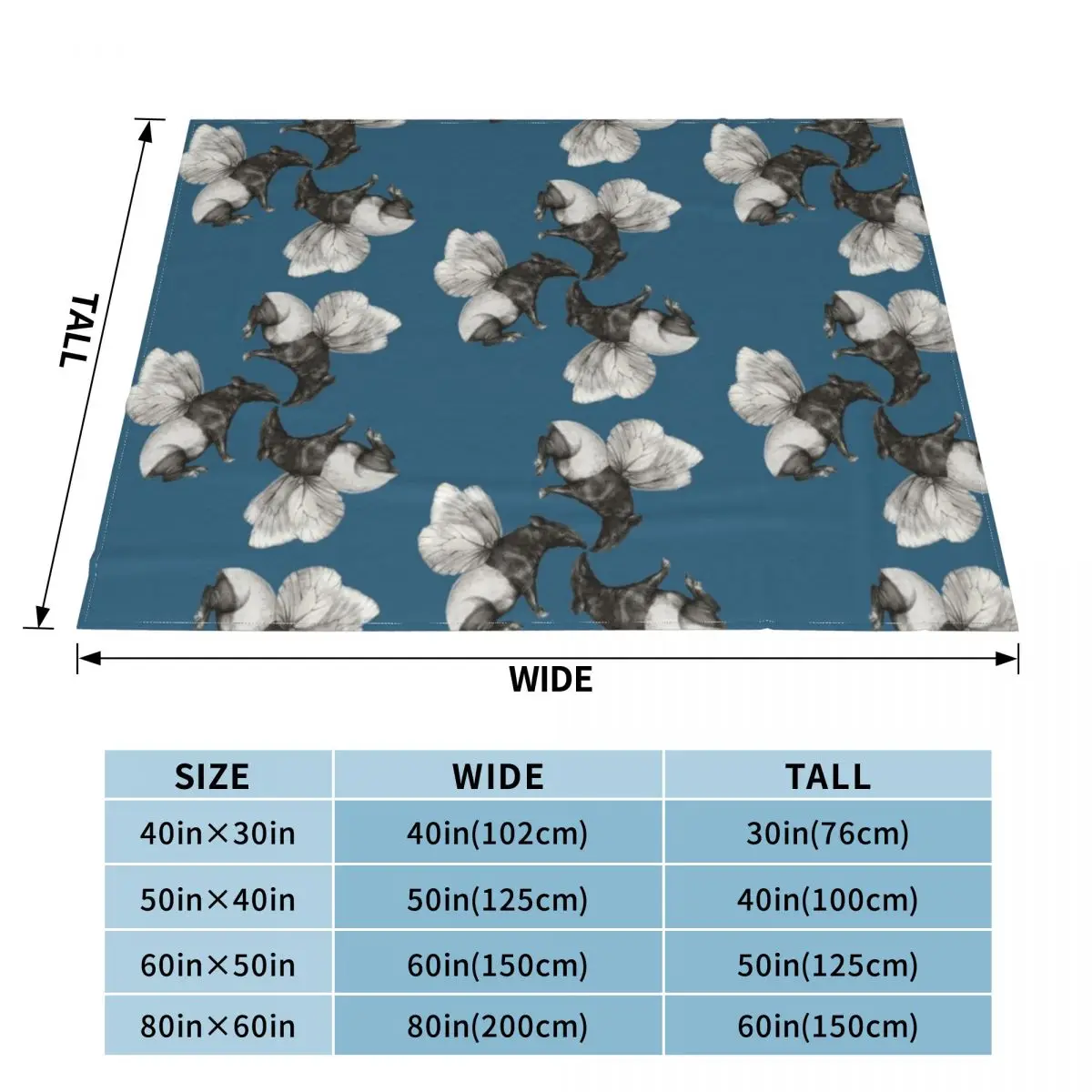 Flying tapirs Throw Blanket Furry Blanket For Sofa Bed blanket